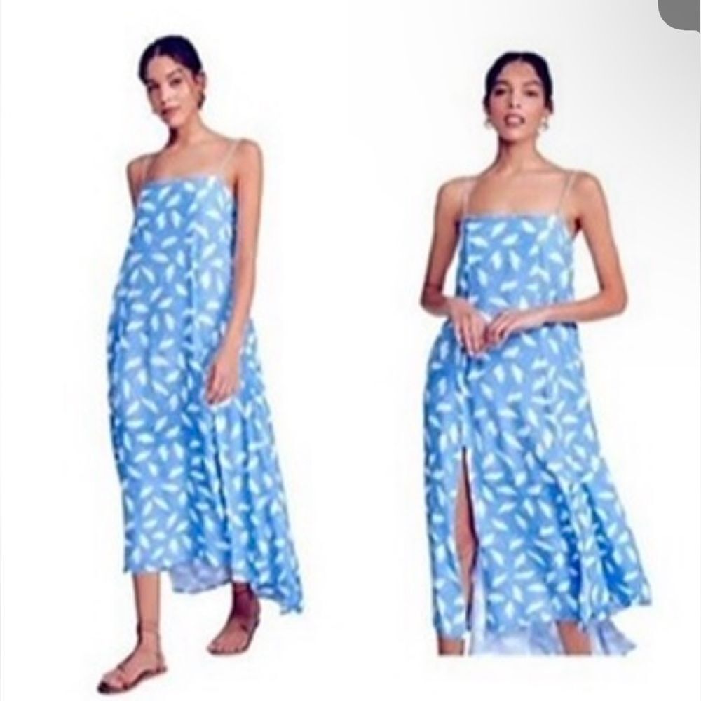 CAPULET women’s Anabella midi dress in ginkgo print sz S